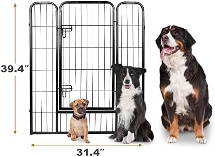 ZENY Dog Fences for The Yard, Dog Pens Outdoor, Dog Pen Indoor, 8 Panels Dog - Image 7