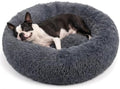 nononfish Calming Donut Dog Bed, Plush Pet Bed by nononfish