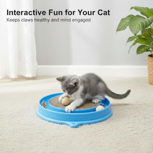 AUOON Cat Scratcher Toy with Ball Track - Image 3