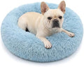 nononfish Cozy Small Dog Bed, Soft Donut Calming Pet Bed by nononfish