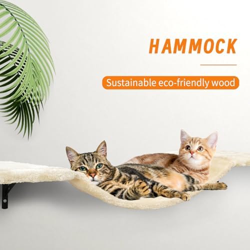 Cat Wall Shelves, Space-Saving Wood Cat Wall Furniture - Image 3