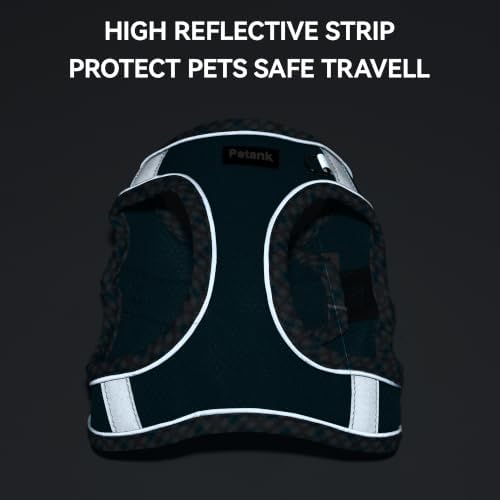 Petank Dog Harness for Small Medium Dogs No Pull, Puppy Harness and Leash Set - Image 6