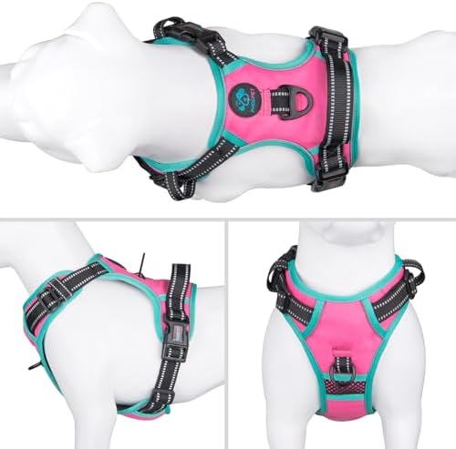 PHOEPET Upgraded No Pull Dog Harness, Reflective Adjustable Vest - Image 2