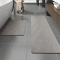MontVoo -Bath Mat-Rubber Backing Non Slip Quick Dry Absorbent Thin Bathroom by MontVoo
