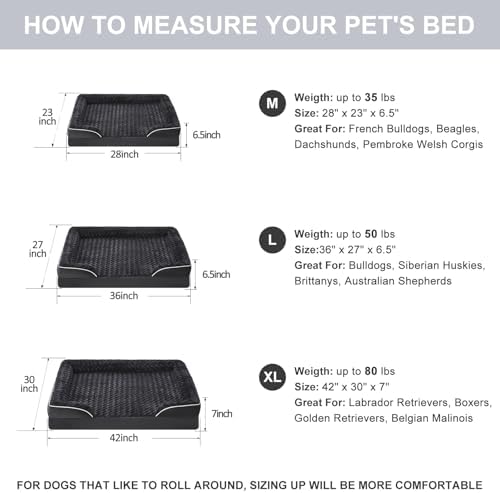 WNPETHOME Orthopedic Washable XL Dog Bed - Image 4