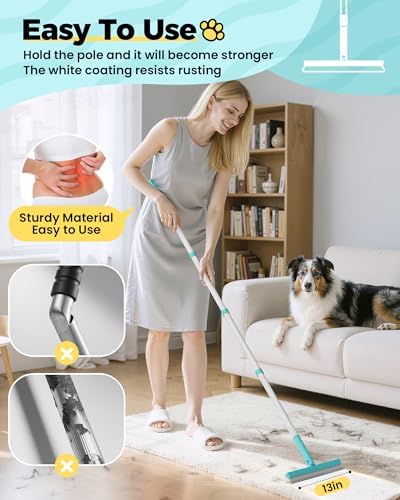 Carpet Rake for Pet Hair Removal Tool - 4 in 1 Pet Hair Remover Kit for Dog Cat - Image 4