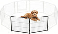 NEWBULIG Dog Playpen Indoor 2 Panels 24 Inch, Metal Outdoor Dog Fence Pen by NEWBULIG