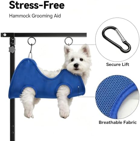 HEEPDD Foldable Dog Grooming Arm, Clamp and Safety Hammock - Image 4