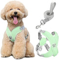 Pawaboo Small Dog Harness and Leash Set, Puppy Harness X-Frame Adjustable by Pawaboo