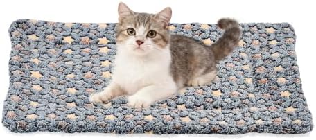 Dog Cat Bed Mat, Soft Coral Fleece Pet Cushion Pad by Unknown