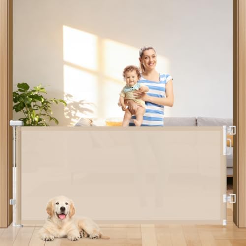 78" Retractable Extra Wide Baby Gates by Cideny