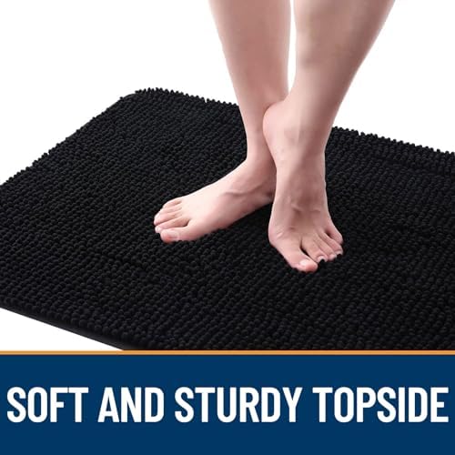 OLANLY Dog Door Mat for Muddy Paws 59x35, Super Absorbent Chenille Mud Mat - Image 4