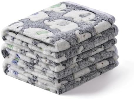 Luciphia 3 Pack Cute Dog Blankets Soft Fleece by luciphia