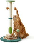 25.6inches Tall Cat Scratching Post, Cute Cat Scratching Post by Himake