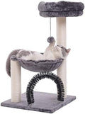 FluffyDream Cat Tree Tower for Indoor Cats, 27.8 Inches Multi-Level Cat Tree by FluffyDream