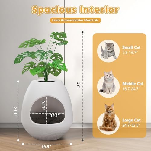 Eggloa6 Plant Large Cat Hidden Litter Box - Image 5