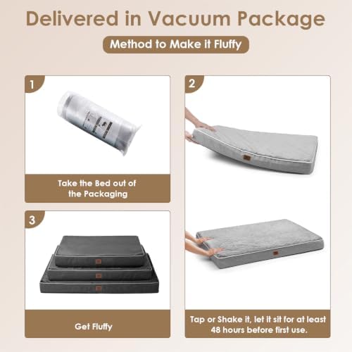 EHEYCIGA Large Waterproof Dog Bed Washable - Image 5