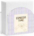 Espresso Time Coffee Print Acrylic Napkin Holder by ENGVZ