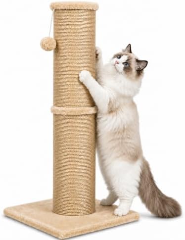 Cat Scratching Post with 5.5 Inch Diameter Sisal Post, 32 Inch by AGYM