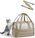BAGSMART Cat Carrier Soft-Sided Puffy Quilted Collapsible Pet Travel Bag by BAGSMART
