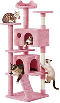 Yaheetech 70in Multi-Level Sturdy Cat Tree, Sisal Scratching Posts by Yaheetech