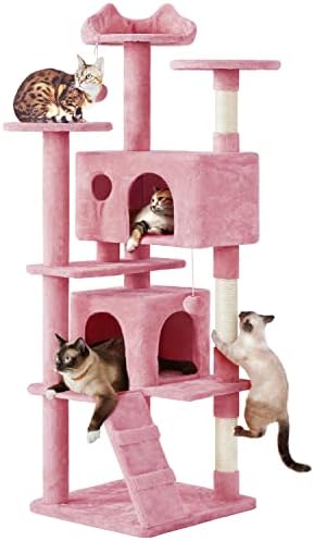 Yaheetech 70in Multi-Level Sturdy Cat Tree, Sisal Scratching Posts by Yaheetech