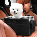 Console Dog Car Seat for Small Dogs Cats Up to 11lbs, Anti-Collapse Pet Armrest by Becivi
