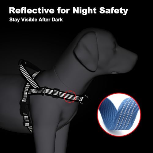 No Pull Dog Harness with Handle, Adjustable Soft Mesh Padded Vest - Image 7