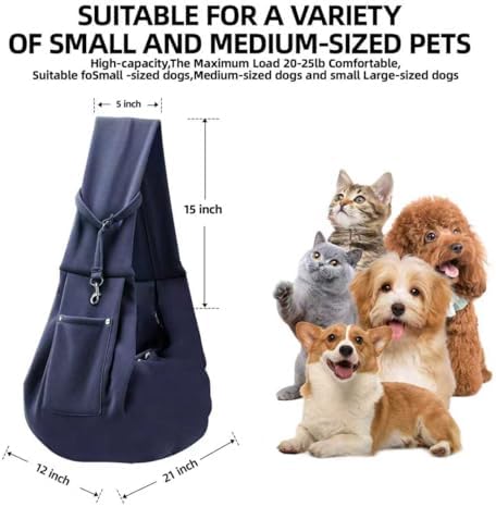 ARZQUT Dog and Cats Carrier Sling, Small Pet Carrier - Image 5