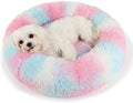 nononfish Cozy Donut Pet Bed, Soft Calming Dog Bed by nononfish