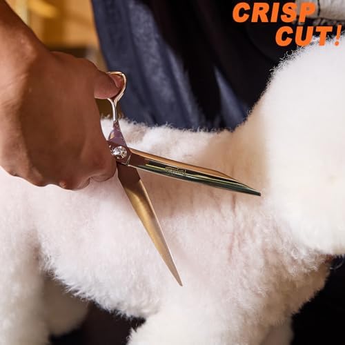 High-end Professional Dog Grooming Scissors Pet Grooming Shears 8 Inches - Image 6