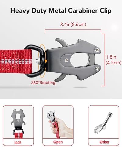 Joytale Tactical Bungee Dog Leash, Shock Absorbing No Pull - Image 2