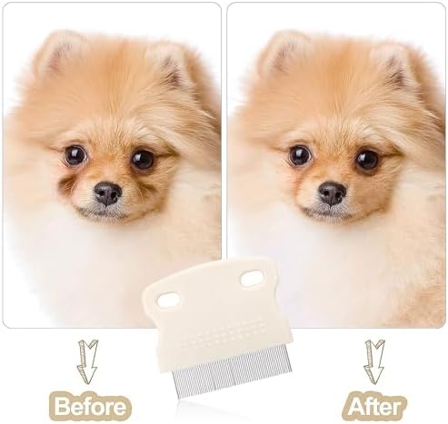 Fullhawl 5 Pcs Dog Eye Combs Tear Stain Remover Combs - Image 5
