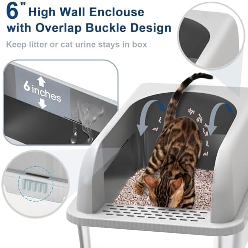 Suzzipaws Stainless Steel Sifting Litter Box - Image 3
