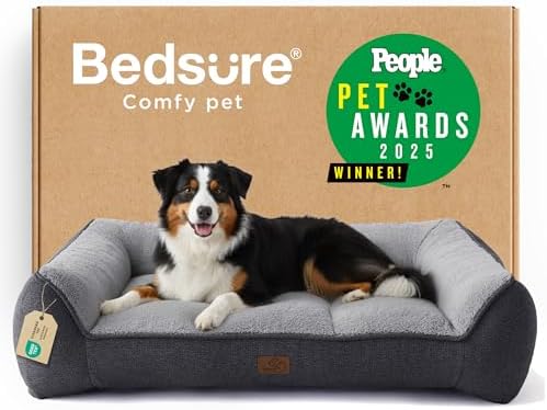 Bedsure SupportMax® Extra Thick Orthopedic XL Dog Bed by BEDSURE