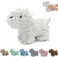 Chenille Dog Hand Towel Fuzzy Ball Dog Towel Animal Hand Towels by FAGOBI