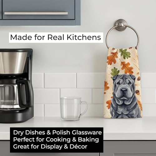 Caroline's Treasures Shar Pei Dogs Kitchen Towel 15x25 in - Image 3