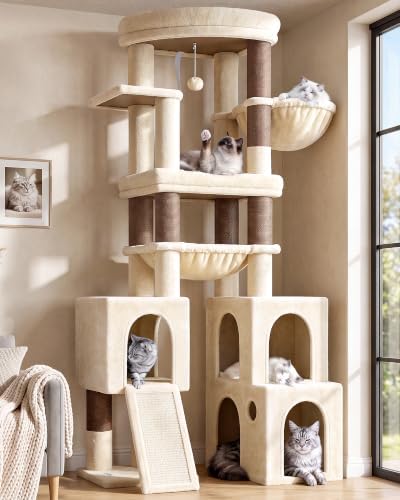 Globlazer Tall Cat Tower for Indoor Adult Cats by Globlazer