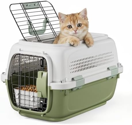 19.5" Hard Shell Cat Carrier, Pet Carrier by Unknown