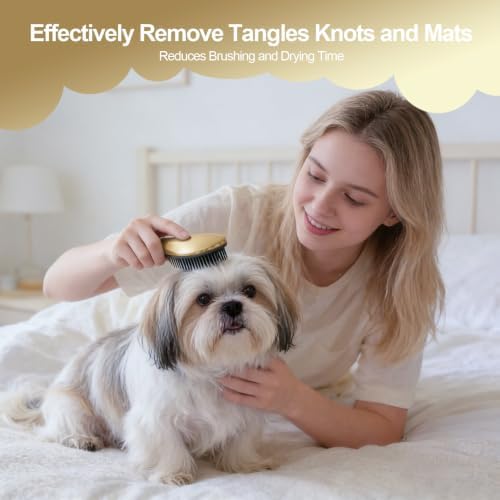 Small Dog Brush, Skin-friendly Soft Bristles - Image 7