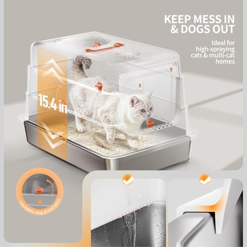 Stainless Steel Cat Litter Box - Image 4