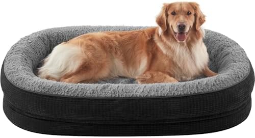 JOEJOY Orthopedic Dog Beds Large Sized Dog, XL Egg-Crate Memory Foam Pet Couch by JOEJOY