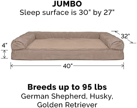 Furhaven Orthopedic Dog Bed for Large Dogs w/ Removable Bolsters & Washable - Image 2