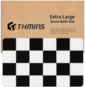 THMINS Extra Large Stone Bath Mat by THMINS