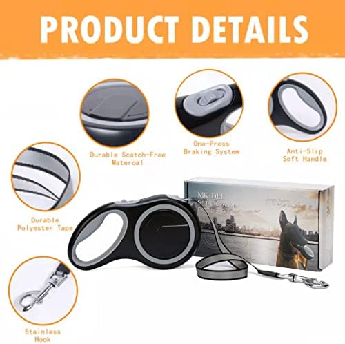 26Ft Retractable Dog Leash, Heavy Duty Great Leash - Image 3