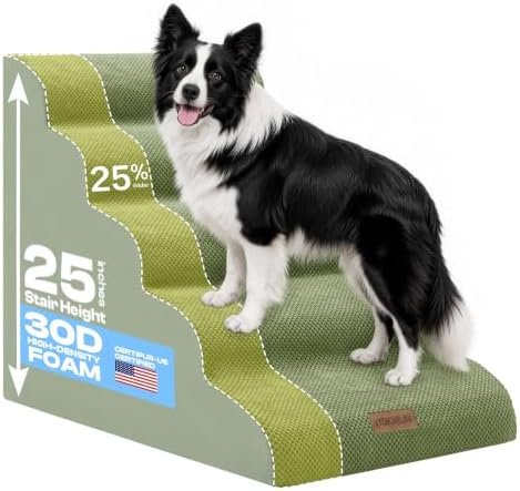Miorun Extra Wide Dog Stairs for Large Dogs by Miorun