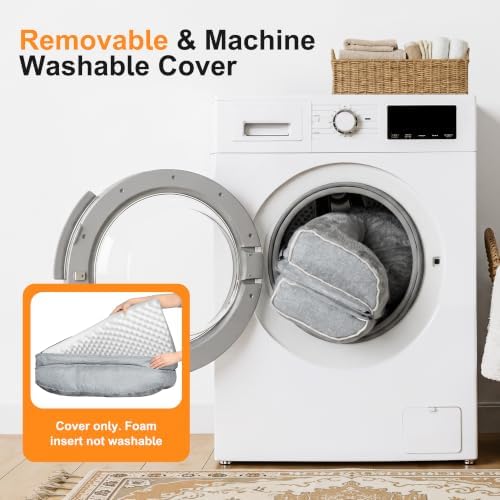Orthopedic Dog Bed for Small & Medium Dogs, Washable Pet Couch Bed - Image 7