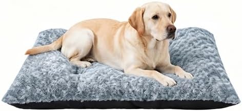 Dog Bed Washable Pet Bed for Medium Dogs, Sea Blue L by ROYPET