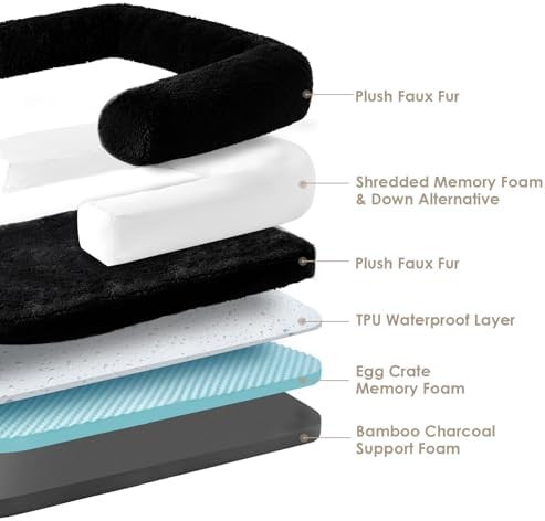 EHEYCIGA Foldable XXL Dog Bed for Large Sized Dog - Image 4