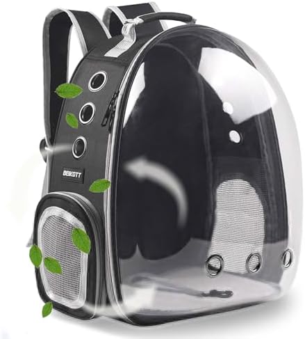 Cat Backpack Carrier Breathable Pet Travel Bag by BEIKOTT